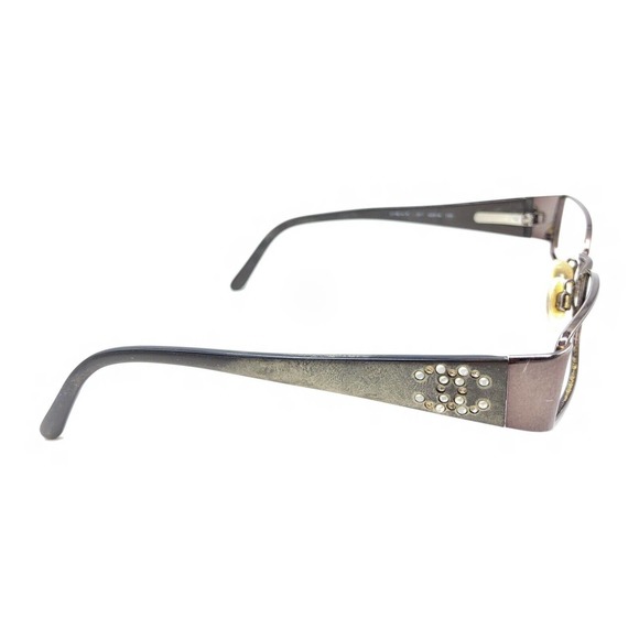 Chanel 2118-H-B 357 Brown Rectangle Eyeglasses Frames 50-16 135 Italy Designer - Picture 4 of 12